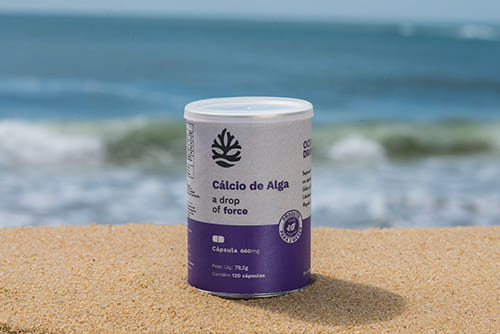 suplemento alimentar para o idosos: cálcio de alga