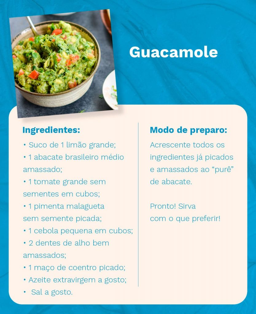 alimentos para aumentar a imunidade: receita de guacamole