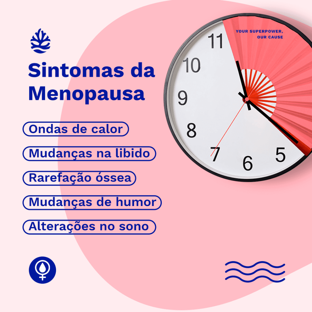 sintomas da menopausa: infográfico